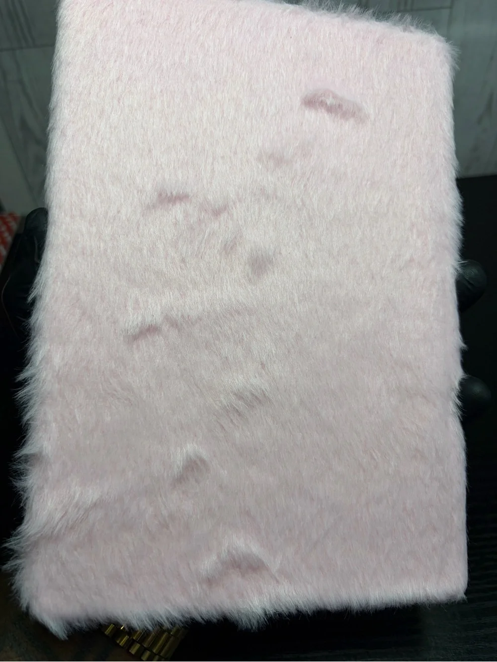 New Cute Pink Plush LABUBU Journal/Notebook with Embroidered Character